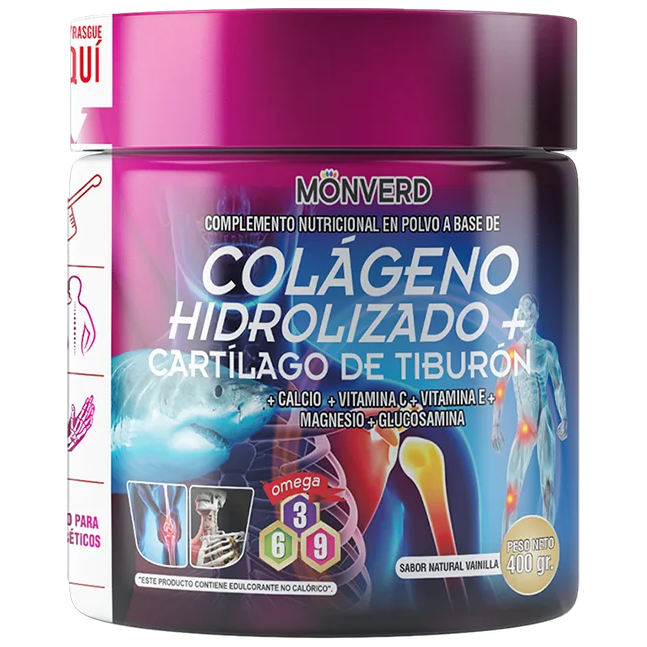 Colágeno Hidrolizado + Cartílago de Tiburón