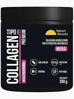Collagen Tipo I Premium Mora con Biotina