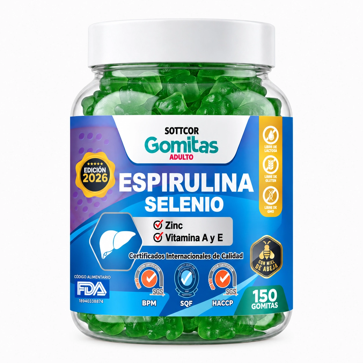Espirulina + Selenio